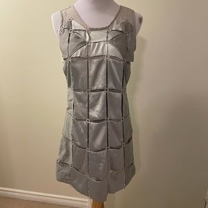 ASOS silver disco dress